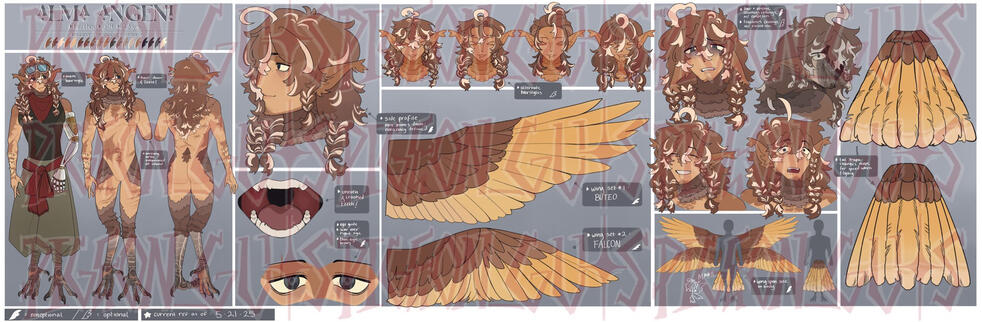 included features are missing from this img, but it is meant to display a front/back example. in your finished product, it will include a headshot/pfp and any other additional info you specify.